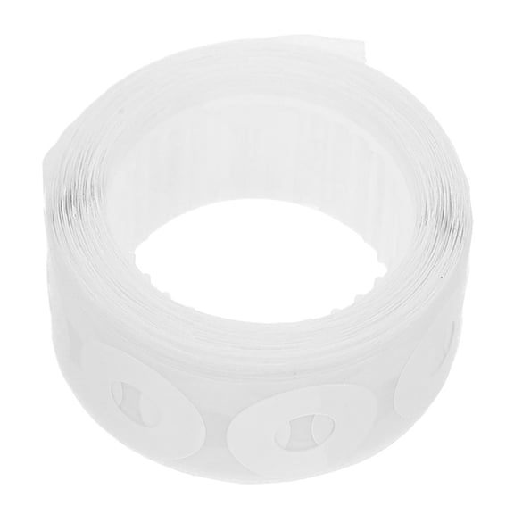 Yardwe White PVC Binder Hole Protector Stickers Reinforcement for Ring Binders
