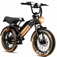 thumbnail image 1 of YareYi Electric Bike for Adults 20", Fat Tire E-Bike Class 3, 750W Mountain Bicycle with Speedometer, 48V 960Wh Removable Battery UL2849, 1 of 10