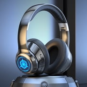 Yarino Bluetooth 5.2 Gaming Headset with Mic, Low Latency, 20Hr Battery, Foldable, Comfortable - Compatible with PC & Phone, AUX/TF Card, Fast Charging