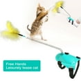 thumbnail image 1 of Cat Toys Clearance New Pet Toys Spring Tease Feather Stick Interactive Toy Strap, 1 of 4