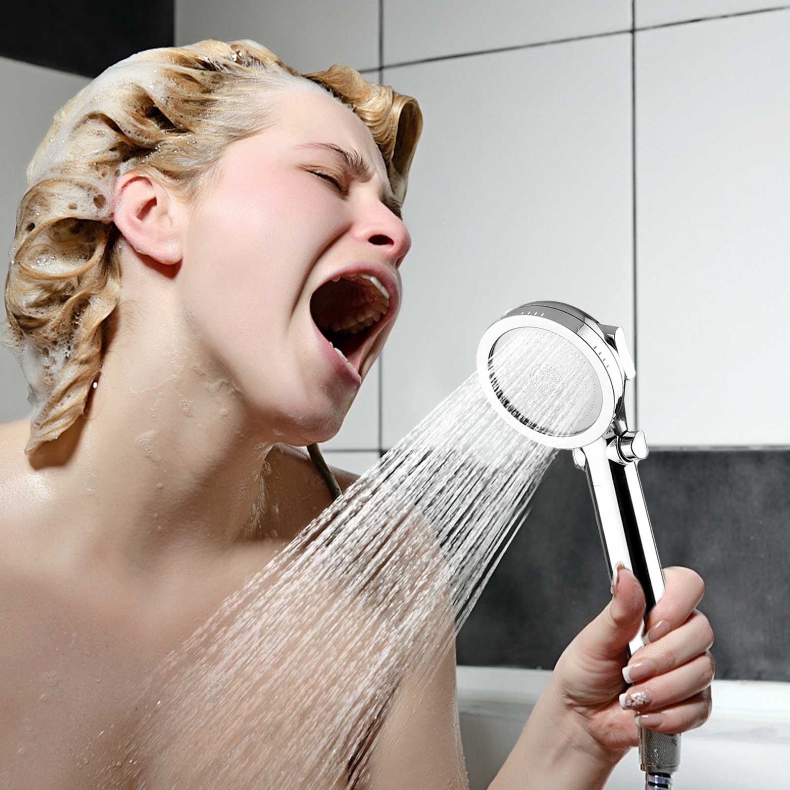 Yarino Durable Shower Heads Shower Head HighPressure Handheld Showerhead High Pressure 3