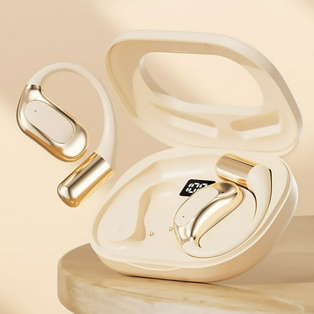 Yarino Ear-Hook Sports Wireless Earbuds with Bluetooth 5.4, Surround Sound & 18-Hour Playtime