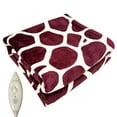 thumbnail image 1 of Yarino Heated Throw Blanket 32in x 24in Cozy Soft Flannel Electric Heated Winter Blanket Electric Blanket Queen Throw Heated Soft Heating Blankets on sale, 1 of 9