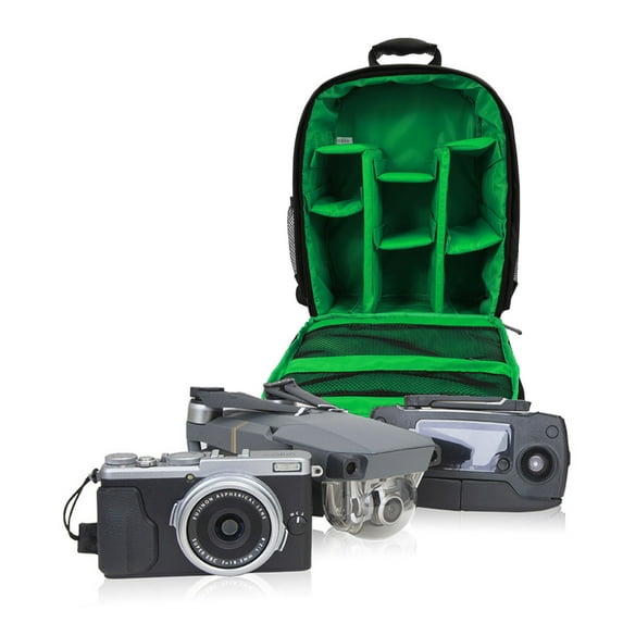 Yarino Ultra-Lightweight DSLR & Drone Backpack for Outdoor Hiking - Compact Camera Bag with Removable Dividers, Laptop Sleeve for Photographers & Travelers