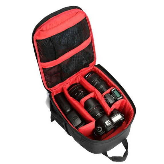 Yarino Water-resistant Camera Backpack with Adjustable Dividers - Durable DSLR Photography Bag for Travel & Outdoor Shootings