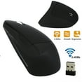 thumbnail image 1 of Yarino Wireless Mouse 2.4GHz game Ergonomic Design Vertical mouse 1600DPI USB Mice Black, 1 of 9