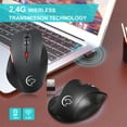 thumbnail image 1 of Yarino Wireless Mouse for Laptop YWYT G835Wireless Gaming Mouse 2.4G Ergonomic Charge 6 Key High Performance Mice Black, 1 of 9