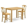 thumbnail image 1 of Yarmouth 3 Piece Keyhole Dining Table Set, 1 of 3