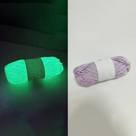 Yarn*1 Diy Glow in the Dark Yarn 1 Diy Glow Yarn Glow in the Dark Yarn for Crochet Glow Yarn for Knitting Crocheting Crafts Sewing Beginners Christmas Decorations Diy Knitting Diy