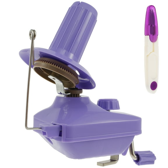 Yarn Ball Winder Manual Yarn Winder Low Noise Yarn Spinner Detachable Wool Winder Lightweight Yarn Ball Spinner Knitting Yarn Ball Winder with Scissors for Yarn Wool Fiber String