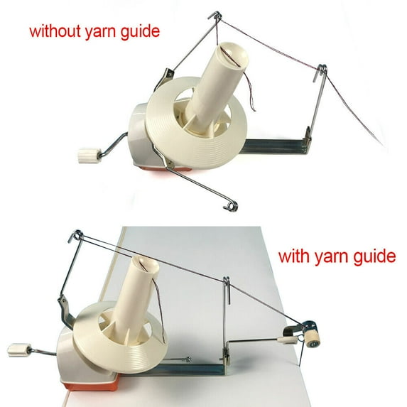 Yarn Ball Winding Machine Large Professional Fiber Wool Ball Winder Tool 500g Capacity Hand Operated ABS Base Metal Gear Durable