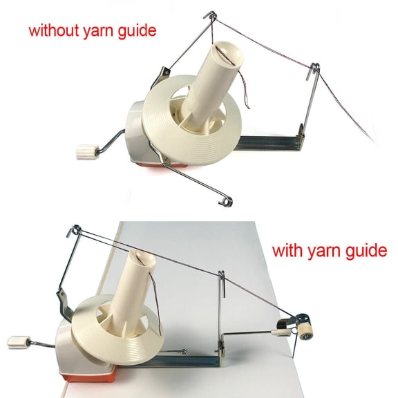 Yarn Ball Winding Machine Large Professional Fiber Wool Ball Winder Tool 500g Capacity Hand Operated ABS Base Metal Gear Durable