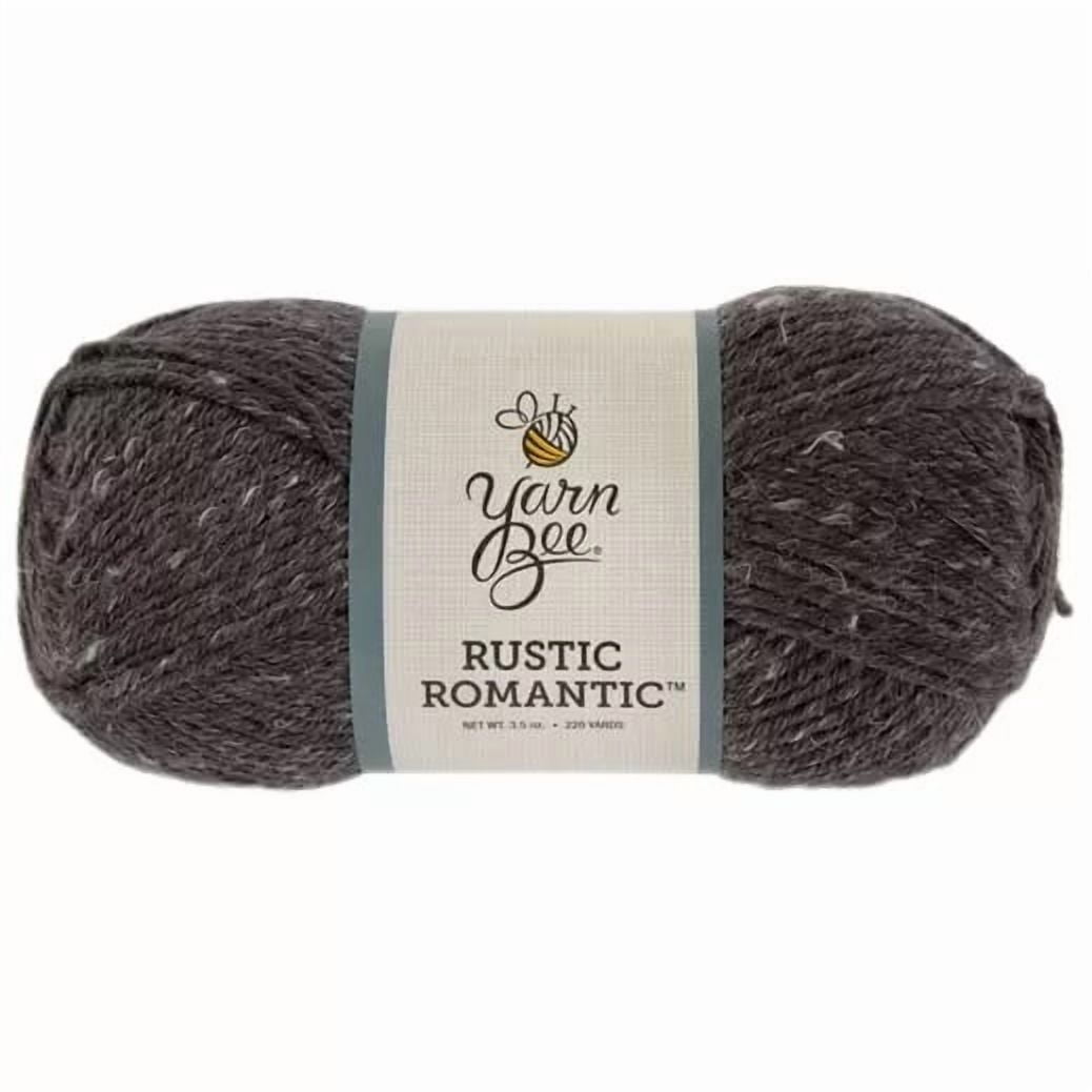 Rustic Yarn Yarn Bee Rustic Romantic Yarn, Medium Weight 85% Acrylic & 15% Hemp ...