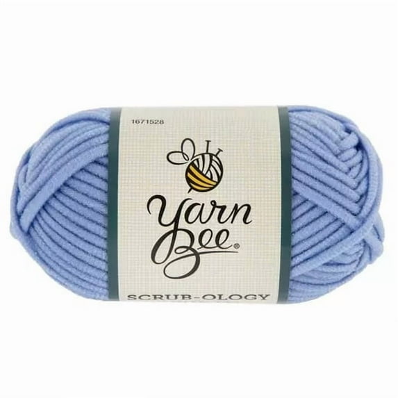 Yarn Bee Scrub-Ology Scrub It Yarn, Bulky 100% Nylon, 79 yards, Blue Thistle