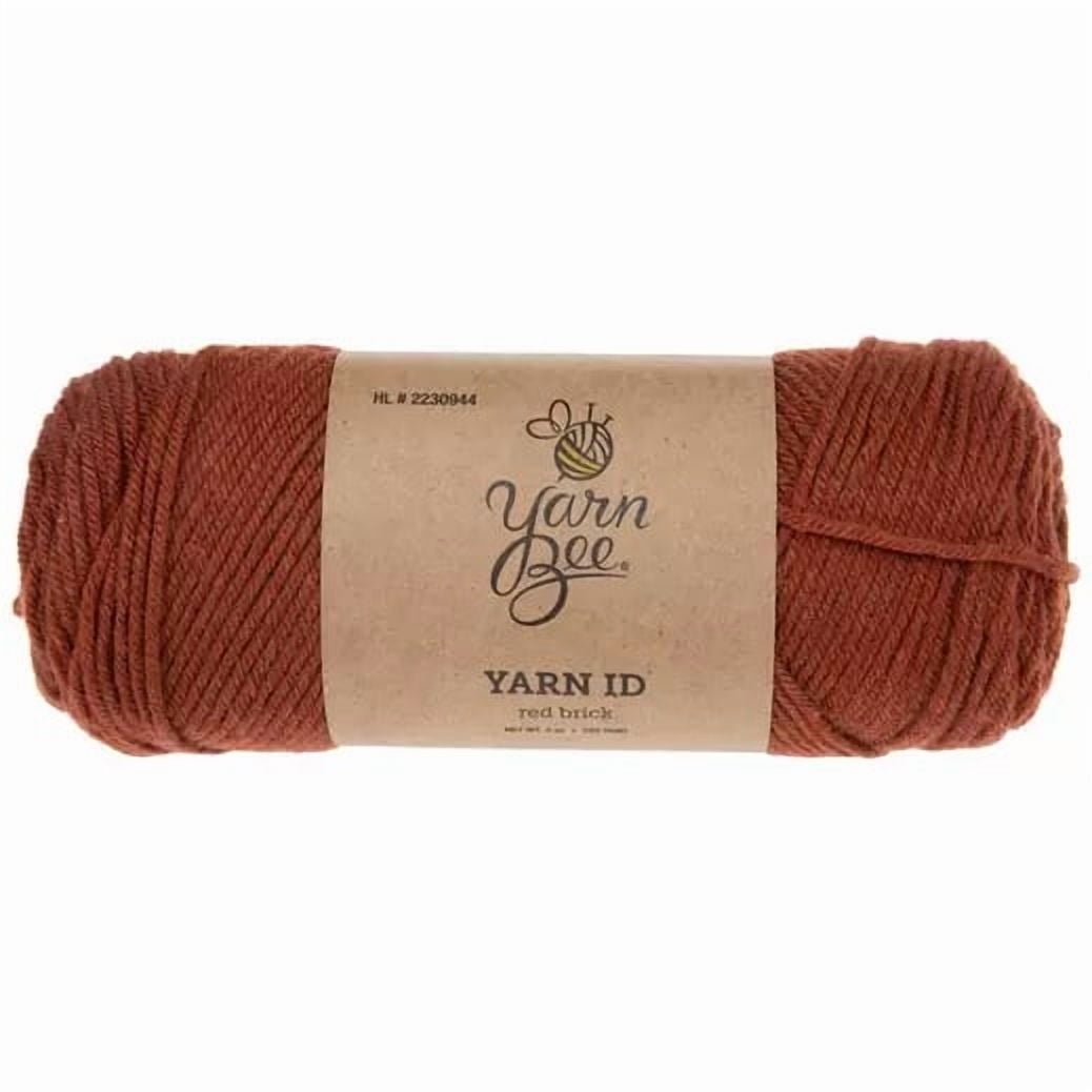 Yarn Bee Yarn ID, Medium Weight Acrylic and Polyamide in Earthy Tones, 252 Yards,