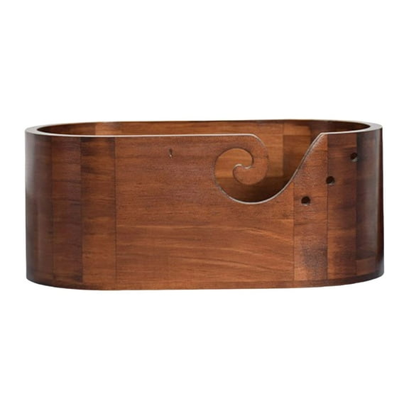 Yarn Bowl Large Knitting Bowl Oval Yarn Storage Bowl for Knitting Crocheting