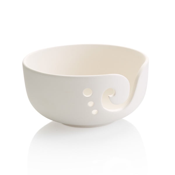 Yarn Bowl Paint Your Own Pottery Ceramic Bisque, Ready To Paint, Craft Kit