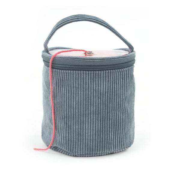 Everything Mary Yarn Caddy – Single Compartment Yarn Storage Tote – Portable Organizer for Knitting Crochet Skeins – Lightweight Durable Yarn Bag