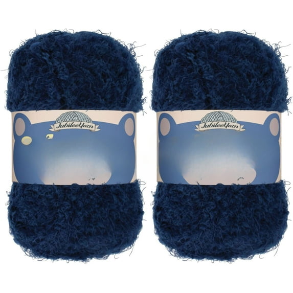 Yarn - Chunky Weight Polyester Fur - 50g/Skein - 2 Skeins