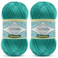 thumbnail image 1 of Yarn for Crocheting & Knitting - 2 Skeins (2x383 Yds) (105610 - Emerald Green) Crochet Yarn - 100% Microfiber Acrylic Yarn - Knitting Yarn for Craft Projects, 1 of 7