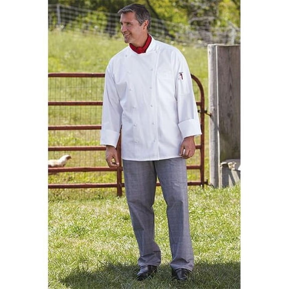 Yarn Dyed Baggy Chef Pant in Glen Plaid - 2XLarge