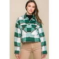 thumbnail image 1 of Yarn Dyed Plaid Button Up Jacket, 1 of 5