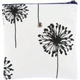thumbnail image 1 of Yarn Pop Knitting Bag 8"X8"-Single-B&W Dandelion, Pk 1, Yarn Pop, 1 of 2