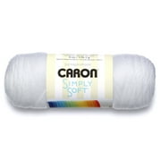 Caron Simply Soft Yarn, White, 6oz(170g), Medium, Acrylic