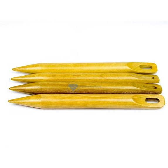 Yarn Stitching Wooden Needles (Cam Wood - 7" Length) - 24mm