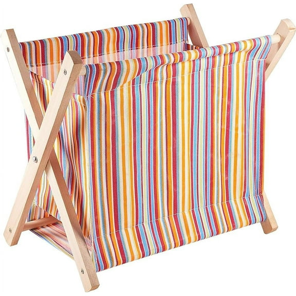 Yarn Storage Basket Crochet Storage Mini Fold-Up Yarn Caddy Organization Storage Magazine Holder Standing Basket for Knitting