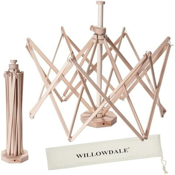 Yarn Swift Winder for Knitting and Crocheting, Adjustable Wooden Umbrella Yarn Swift$$Art & Craft