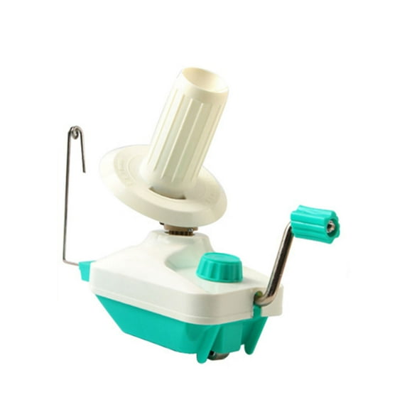 LAMXD Needlecraft Yarn Ball Winder Hand Operated,Red,Portable Package,Easy To Set Up And Use,Sturdy With Metal Handle And Tabletop Clamp,Including Umbrella Swift Yarn Winder Set