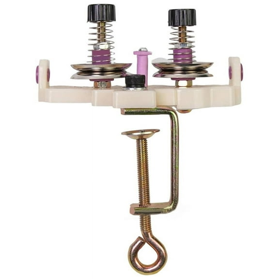 Yarn Winding Guide Manual Yarn Winder with Double Thread Guide for Crocheting, Knitting, and Weaving Projects