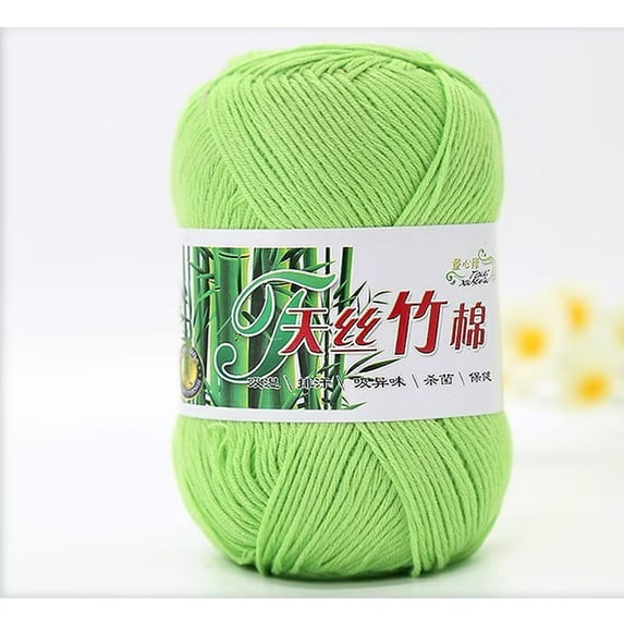 Yarn for Crocheting Clearance Hwkond Colorful Hand Knitting 50g Knitting Crochet Milk Soft kid Cotton Wool Yarn,(Autumn Green)
