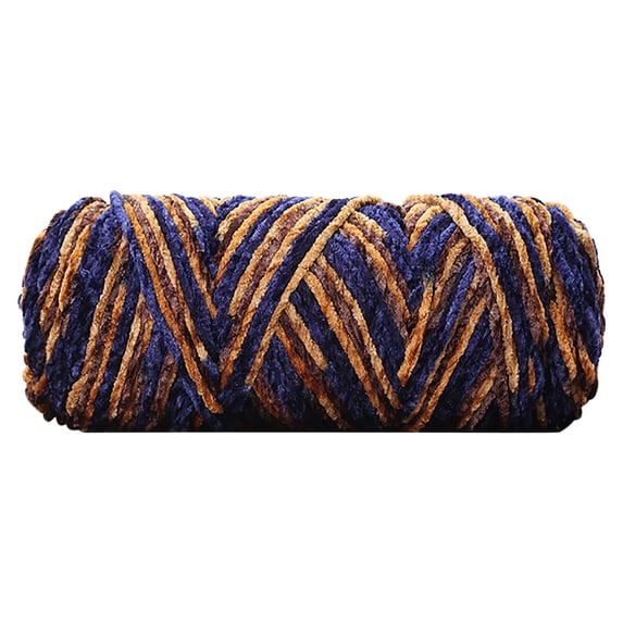 Yarn for Crocheting and Knitting - Chenille Braided Yarn for Winter Scarves, Hats, and Blankets, Soft DIY Craft Yarn
