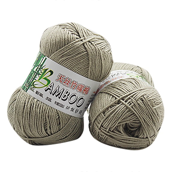 Yarn for Knitting Brand New Pure Cotton Warm Soft Natural Braided Crocheted Knitted Sweater with Wool Yarn, 50g
