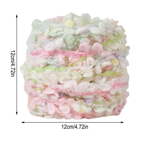 Yarn for Knitting Hand-spun Artistic Yarn, 100g/roll, Hand-blended with Vibrant Colors, Ideal for Hand-knitting Scarves, Hats, and Bags