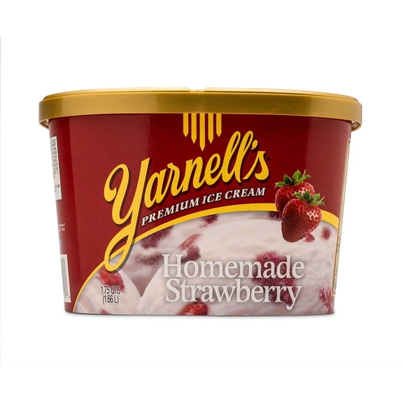 Yarnell's Premium Homemade Strawberry Ice Cream, 56 oz