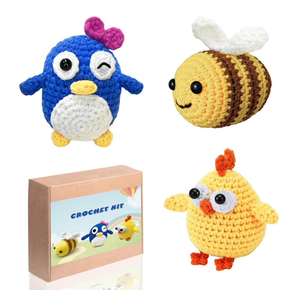 KIT CROCHET AMIGURUMI CHAT BISCUIT Kits Crochet • Pingouin • Happywool