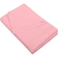 thumbnail image 1 of Yarns of Cotton Premium Hotel Quality 1-Piece Flat Sheet, Luxury and Softest 600 Thread Count Egyptian Quality Bedding Flat Sheet, Wrinkle-Free, Stain-Resistant, Pink, Twin XL, Pack of 4, 1 of 5