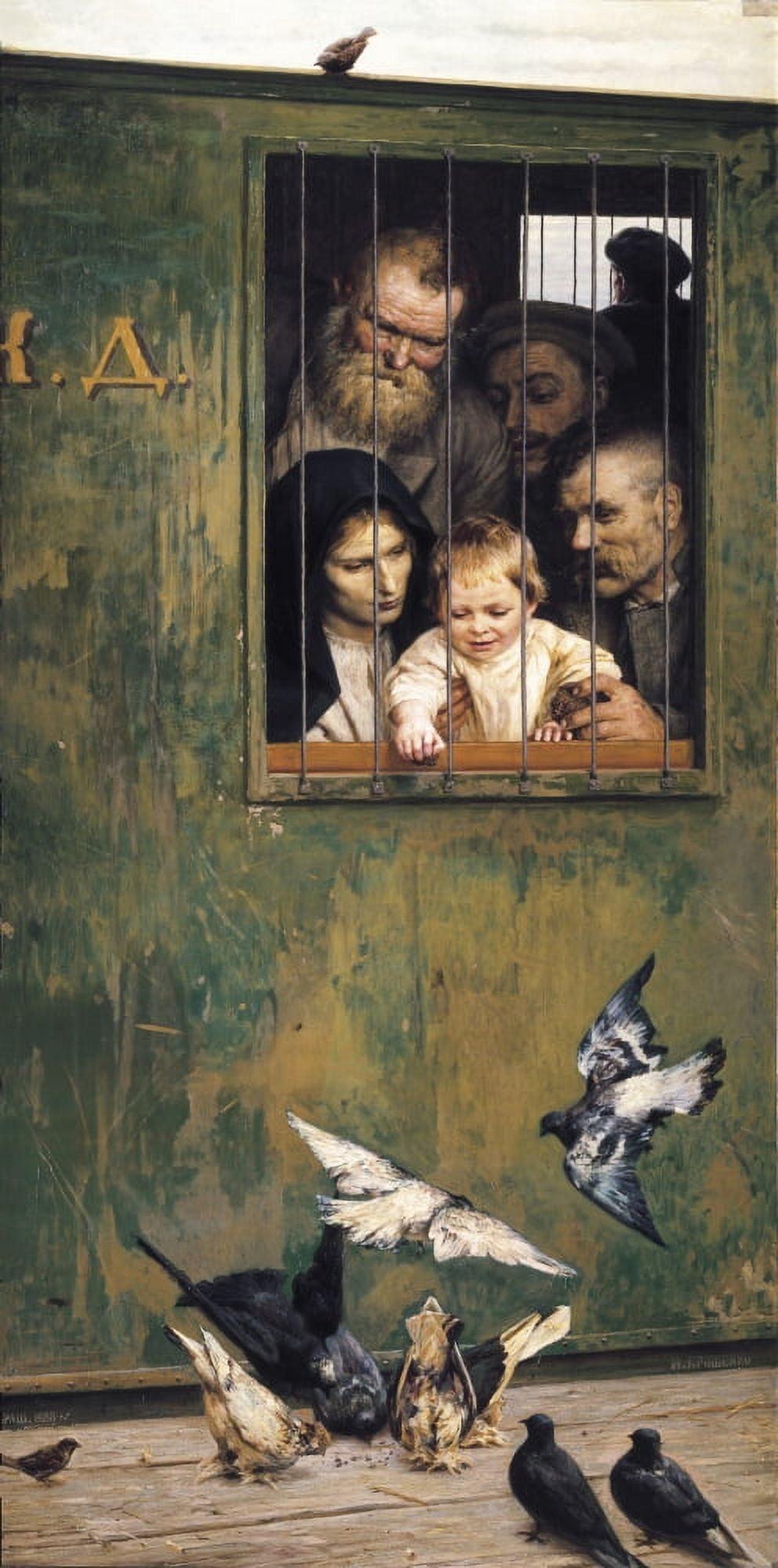 Yaroshenko Nicolai A Canvas Art - (24 x 36)
