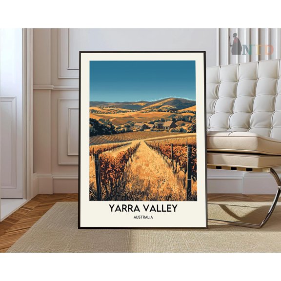 Yarra Valley Print, Yarra Valley Wall Art, Yarra Valley Poster, Yarra Valley Photo, Yarra Valley Poster Print, Yarra Valley Australia, Unframed Paper Poster 8x10in