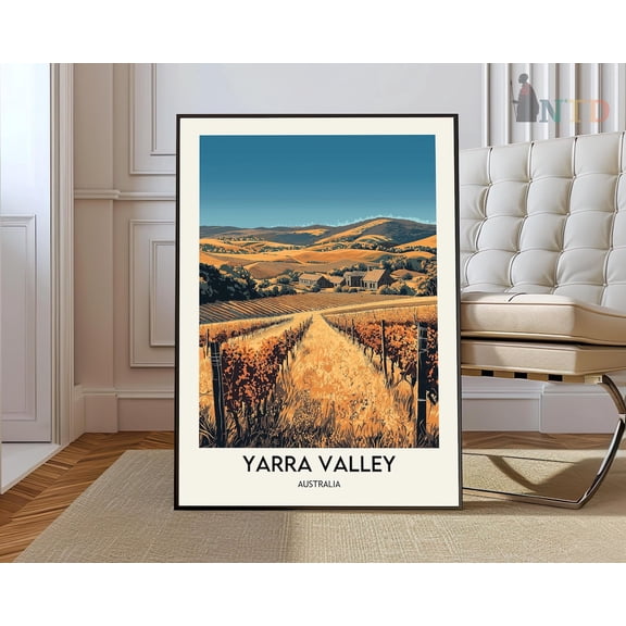 Yarra Valley Print, Yarra Valley Wall Art, Yarra Valley Poster, Yarra Valley Photo, Yarra Valley Poster Print, Yarra Valley Australia Wall Art, Modern Wall Decor, 16x24 UNFRAMED