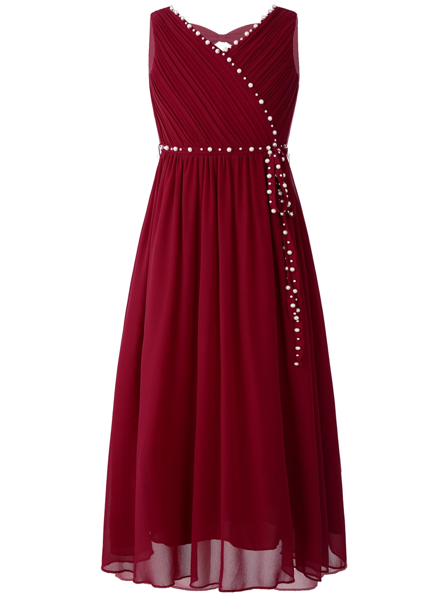 bridesmaid dresses bordeaux Bordeaux V Neck Bridesmaid Dresses Wedding Slit Burgundy Long robe dem   Siaoryne