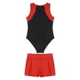 thumbnail image 1 of Yartina Kids Boys Gymnastics Leotard Unitard Tumbling Dance Biketard Gym Training Bodysuit Jumpsuit Red 12, 1 of 5