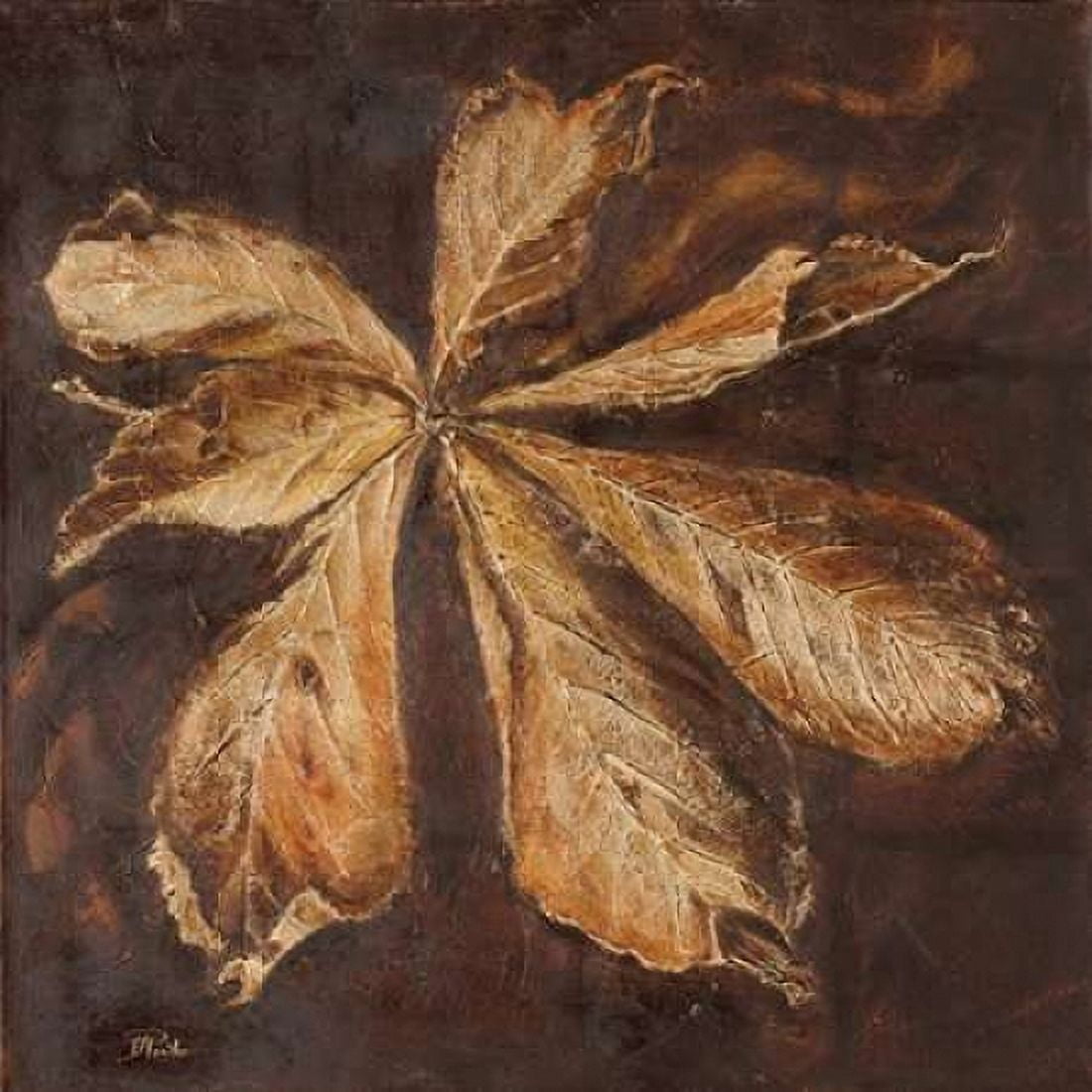 Yarumo in Gold I Canvas Art - Patricia Pinto (24 x 24)