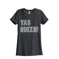 thumbnail image 1 of Yas Queen Women's Fashion Relaxed T-Shirt Tee Charcoal Grey Large, 1 of 5