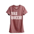 thumbnail image 1 of Yas Queen Women's Fashion Relaxed T-Shirt Tee Heather Rouge X-Large, 1 of 4