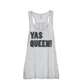thumbnail image 1 of Yas Queen Women's Fashion Sleeveless Flowy Racerback Tank Top Sport Grey X-Large, 1 of 5