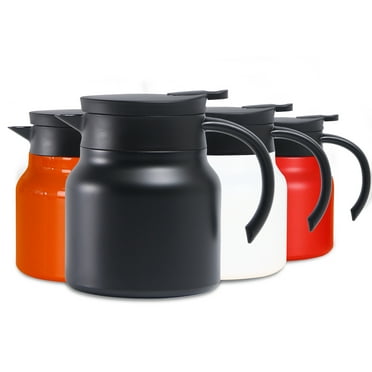 YasTant 1L(34OZ) Thermal Coffee Carafe Tea Pot Stainless Steel, Double Wall Vacuum Insulated, Coffee Thermos for Coffee Milk Tea